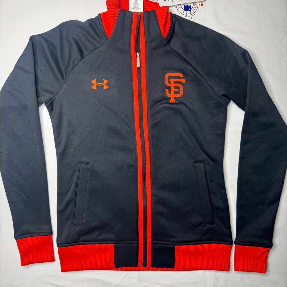 Under Armour Women’s SF Giants ColdGear Full-Zip Track Jacket NWT Sz S